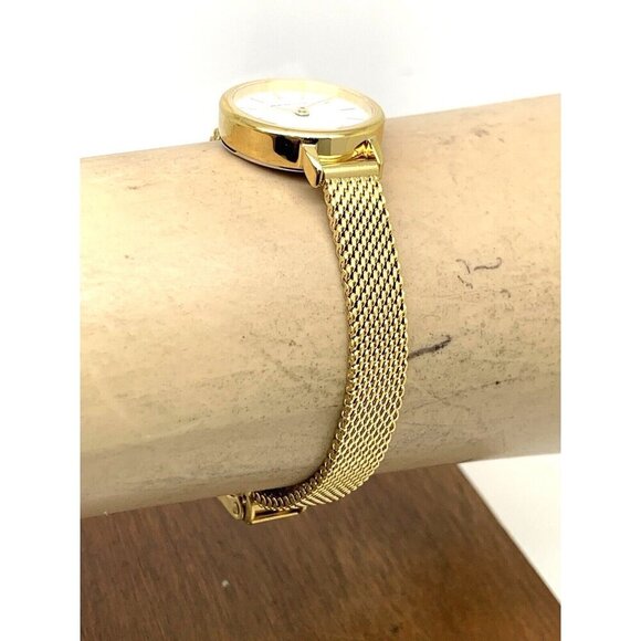 Bering Womens Watch 11022-334 Quartz White Dial Gold Stainless Steel Petite 22mm - Picture 12 of 14